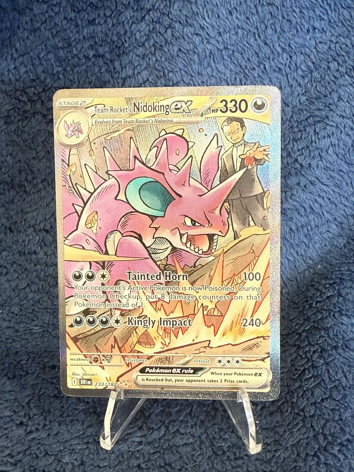 Pokemon Team Rockets Nidoking 233/182