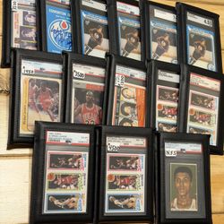 * Card Case Pro Leather Graded Slab Sleeves * These Fit ALL PSA, BGS, SGC and SLAB MAGS