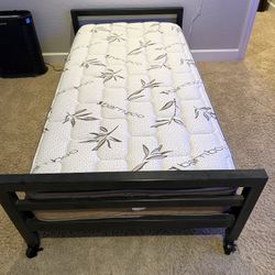 Metal Restoration Hardware Twin Bed 