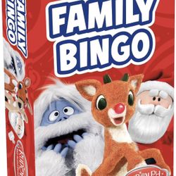 AQUARIUS Rudolph The Red-Nosed Reindeer Family Bingo - Fun Family Party Game
