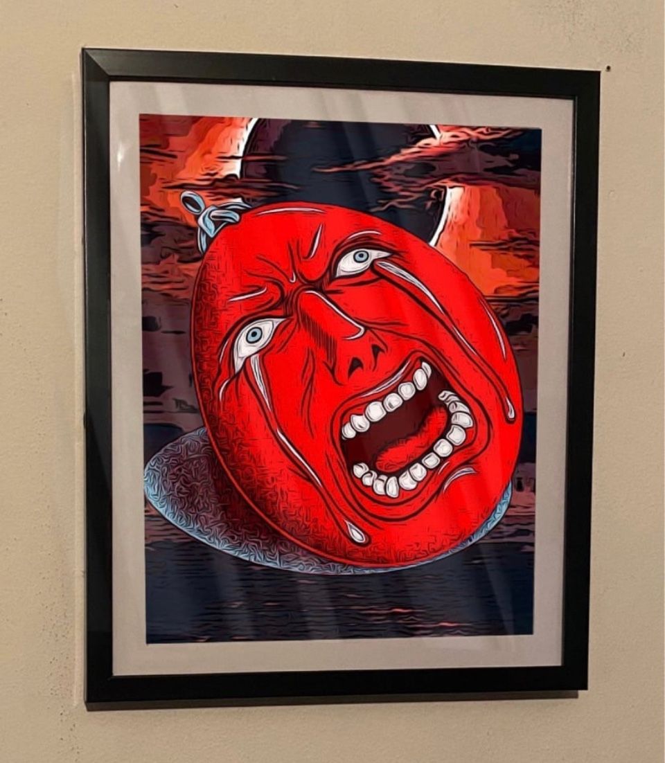 Custom art piece of anime berserk beherit