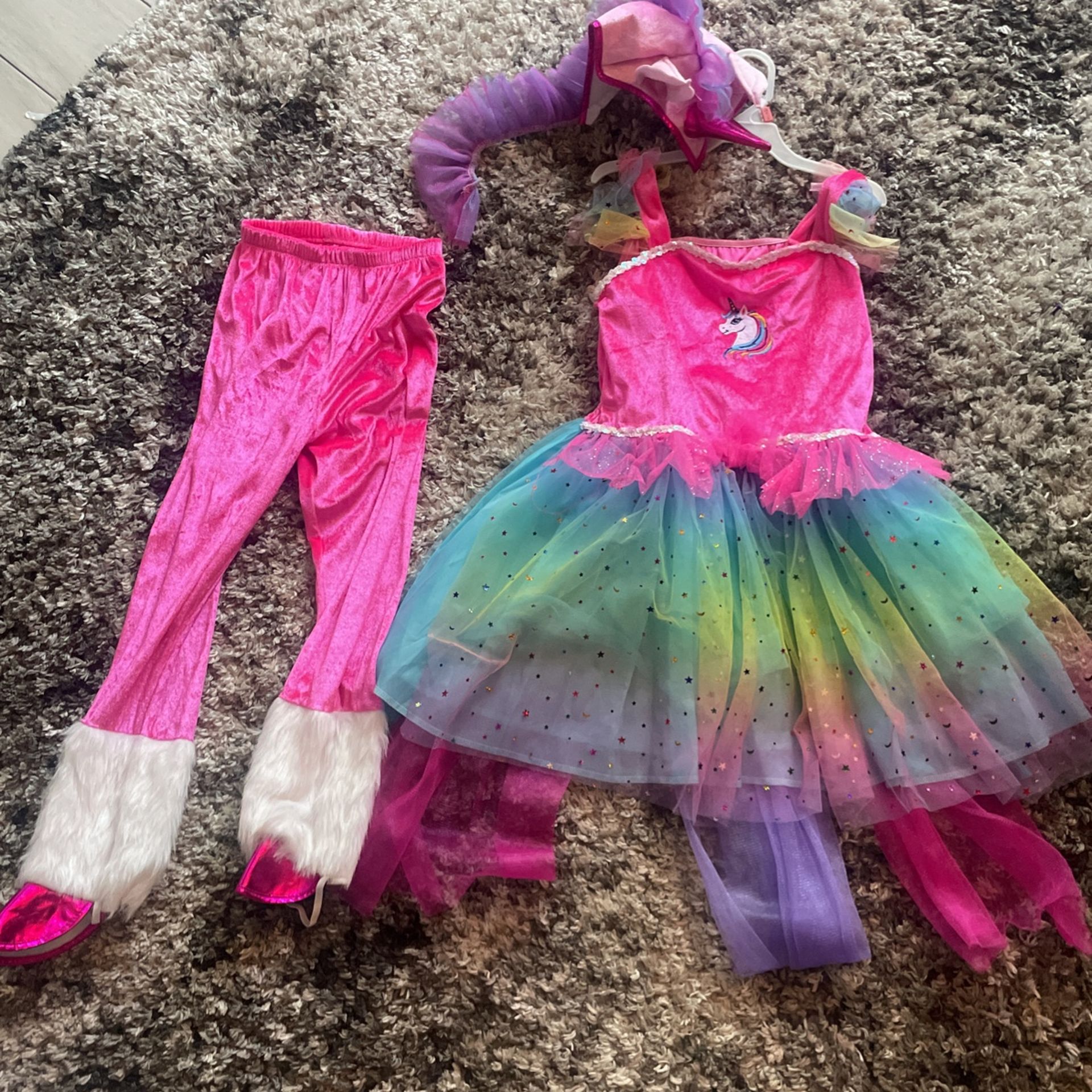 Girls Unicorn Halloween Costume 