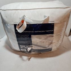 SUPERIOR, Alternative 2 Inch Deep Sized Bed Pillow Top, Comfort Pad, Fluffy Prot