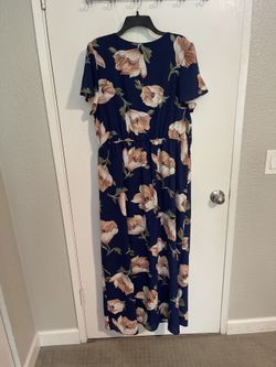 chinese dress ladies Wildflower Maxi Dress in Navy  Always Alice