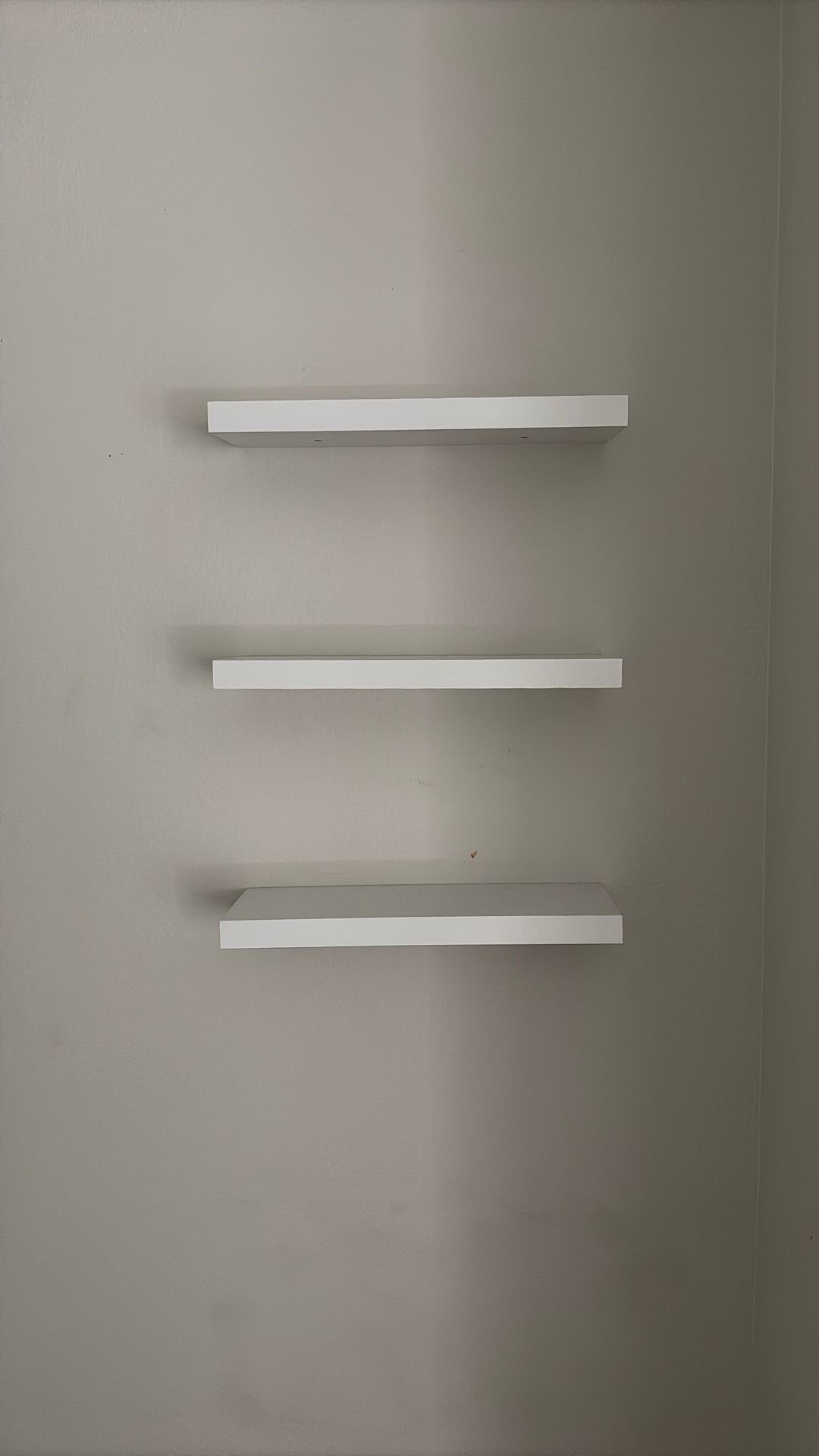 Set Of Three Floating Shelves