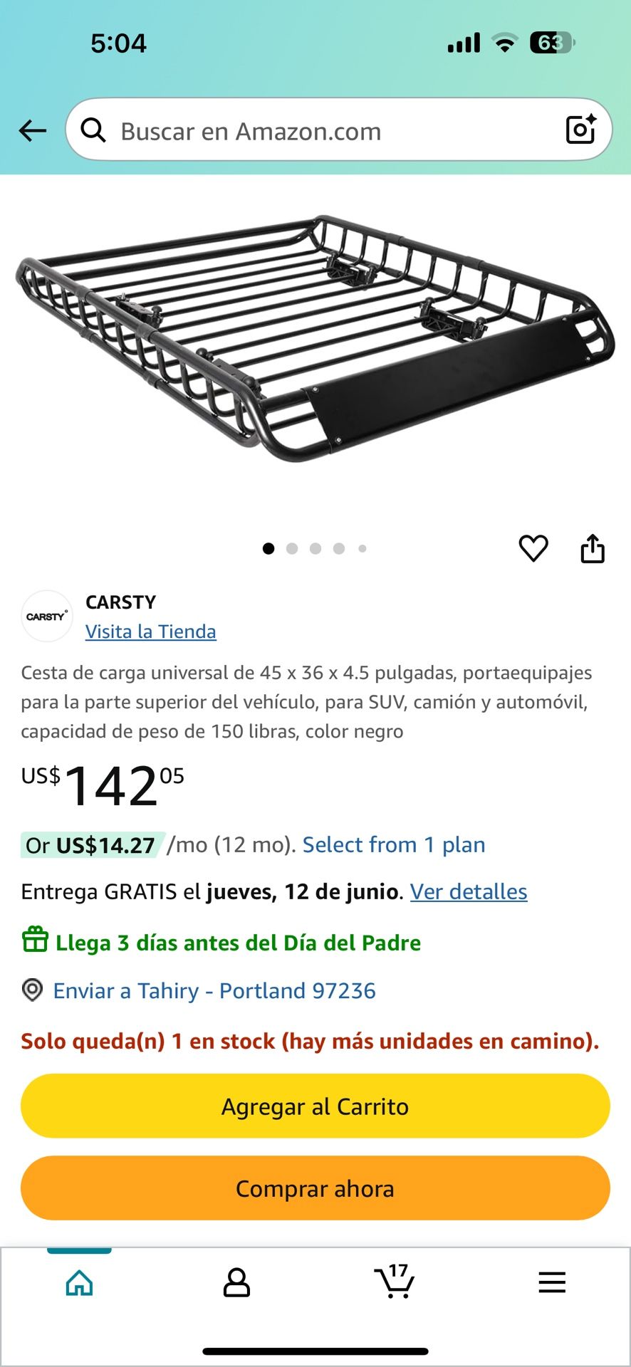 universal cargo basket
