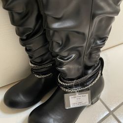 New black size 13 boots kids