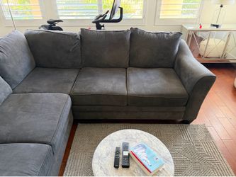 Grey sectional