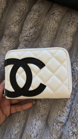 Cc Cambon Quilted Zip Wallet