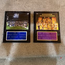 Baseball/basket Ball Plaques