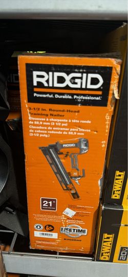 Ridgid Air 21 gauge Framing Nailer