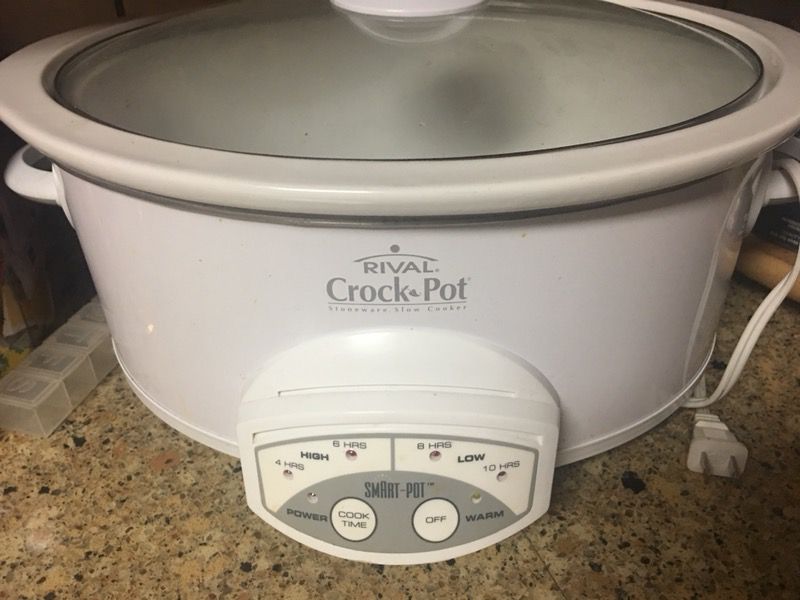 Rival Crock Pot Stoneware Slow Cooker SCVP609 for Sale in Galveston, TX -  OfferUp