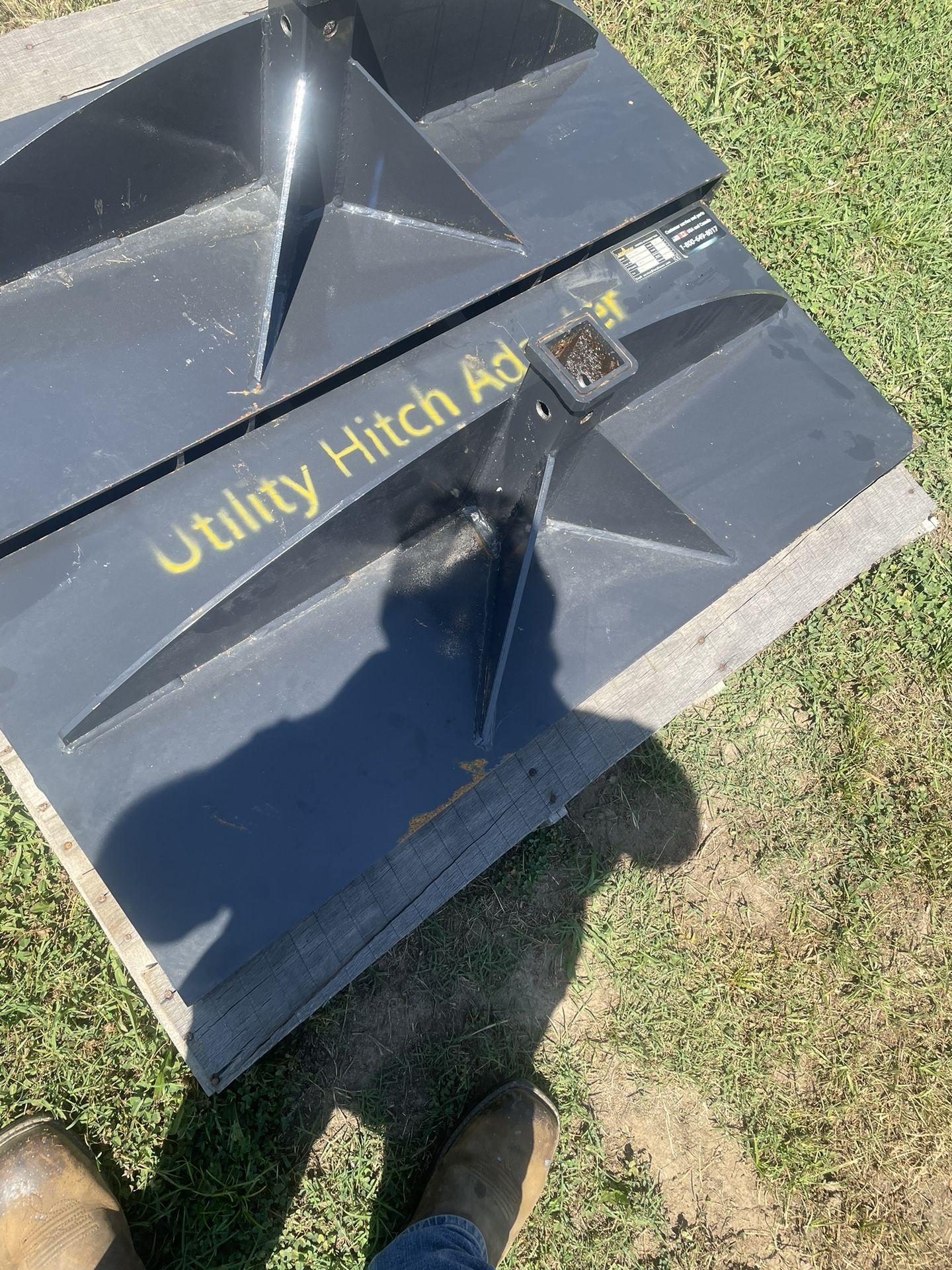 Utility Hitch Adapter For Skid Steer Landhonor