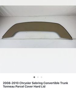 2008-2010 Chrysler Sebring  Trrunk Tonneau  Parcel Lid - Hard Cover 