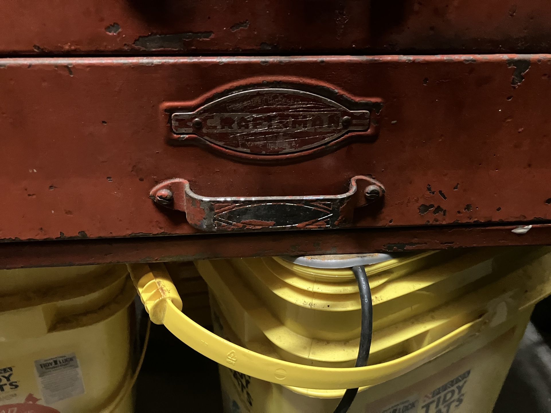 Vtg Craftsman 2 Drawer Toolbox