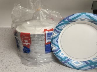 150+ Disposable Plates, High Quality