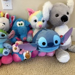 Stitch & Unicorns  Stuffed Animals $30 OBO REDUCED!