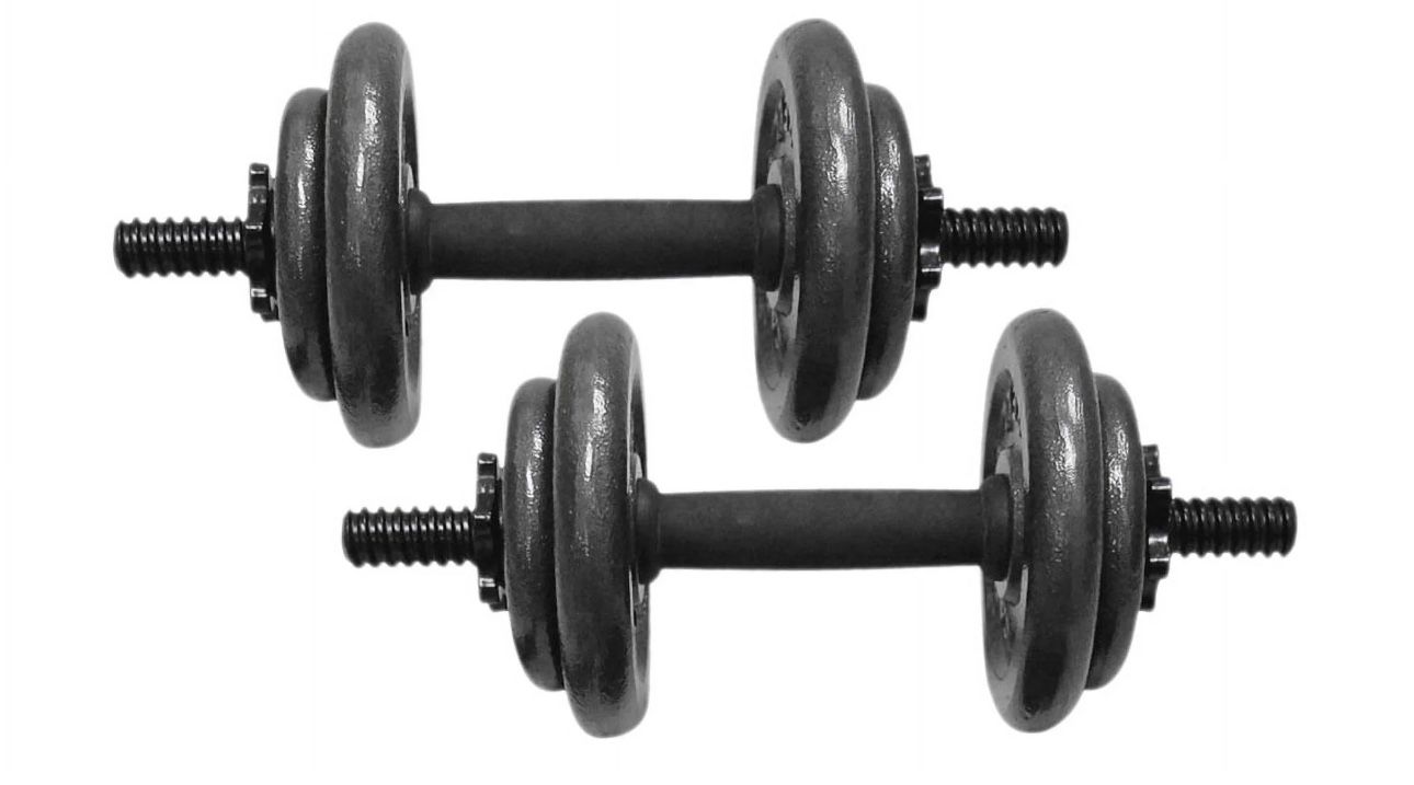 40lb Adjustable Cast Iron Dumbbell Set