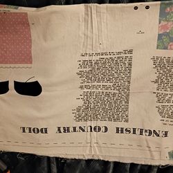 English country girl bespoke doll sewing project diy new vintage