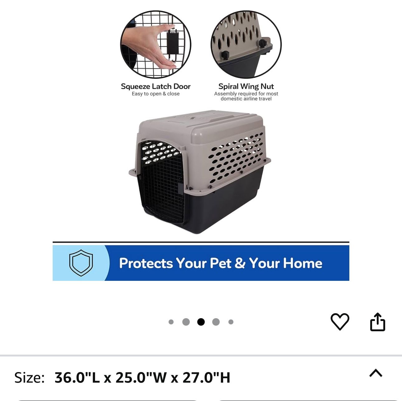 Dog Kennel Large $45 🚙 delivered