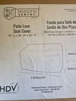 4 seasons patio love seat covers