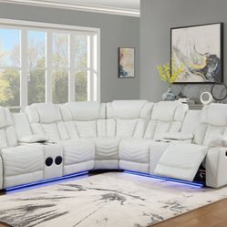 
S2021 Lucky Charm Sectional (White)
SECTIONAL💥Furniture Livingroom Couch Sofa 