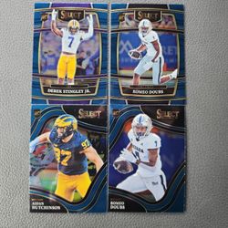 Select NFL Rookie Draft Picks 2022 - 4 CARD LOT 