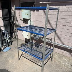 Metal Shelving Unit