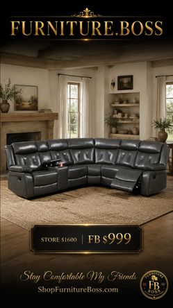 -Power Reclining Sectional Sofa-