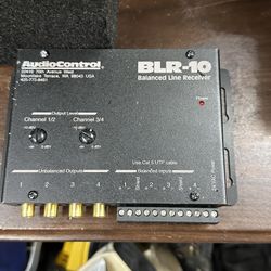 AudioControl BLR-10 Balanced Line Receiver