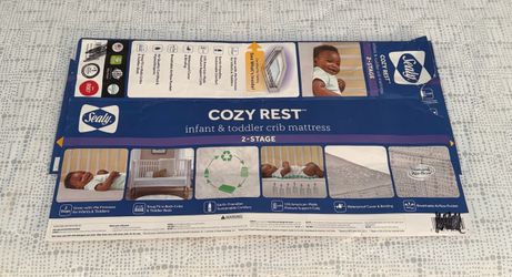 Sealy Cozy Rest 2-Stage Infant & Toddler Crib Mattress – NEVER USED – $25
