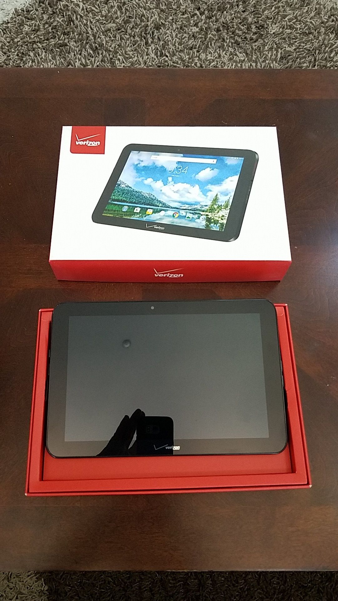 VERIZON ELLIPSIS 10 QTAIR7 ANDROID TABLET VERIZON WIRELESS WIFI + 4G LTE BLACK