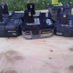 RYOBI BATTERIES 
