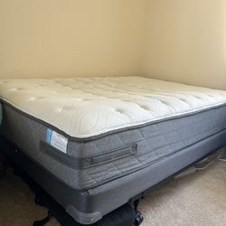 Full Bed Frame/Box Spring/Mattress 