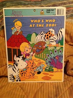 Vintage golden books precious moments puzzle