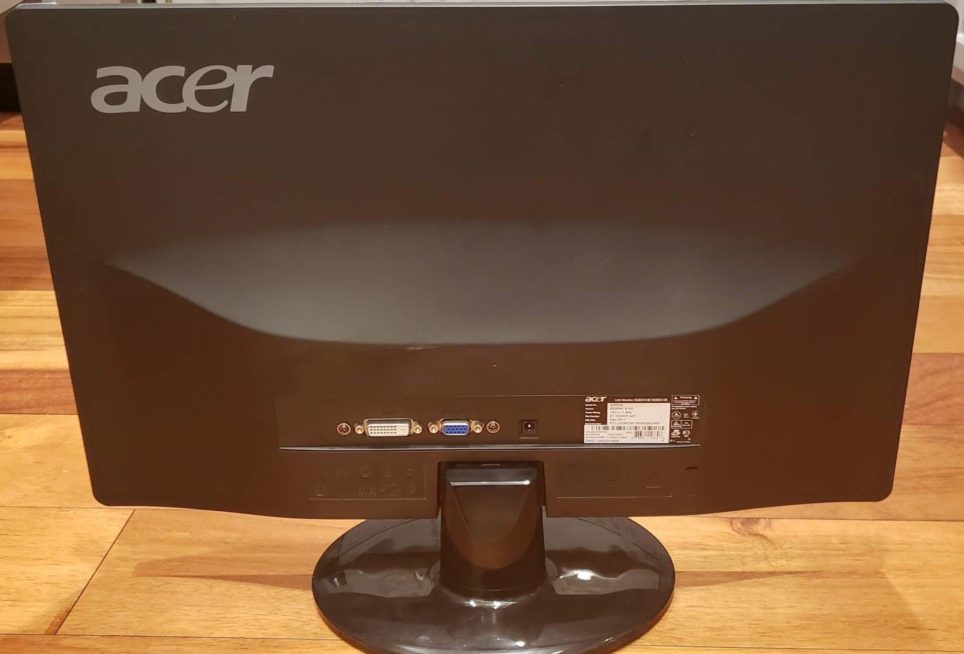 20" Acer S200HL Computer Monitor for Sale in Escondido, CA OfferUp