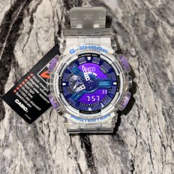Casio G-Shock Clear Purple Transparent Watch GA-110