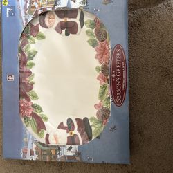 Christmas meal serving set and accessories