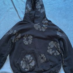 Denim Tears Mono Wreath Hoodie 'Black'