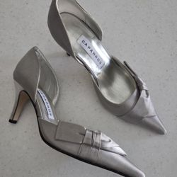 Caparros Women's Silver High Heel Shoes