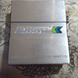 Autotek ASM 1200.1 1200 Watt Amplifier 