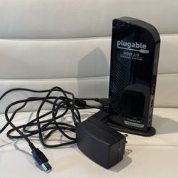 PLUGABLE UNIVERSAL DUAL MONITOR DOCKING STATION - UD-3900