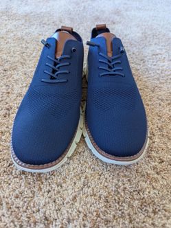 Blue stretch fit shoes size 12