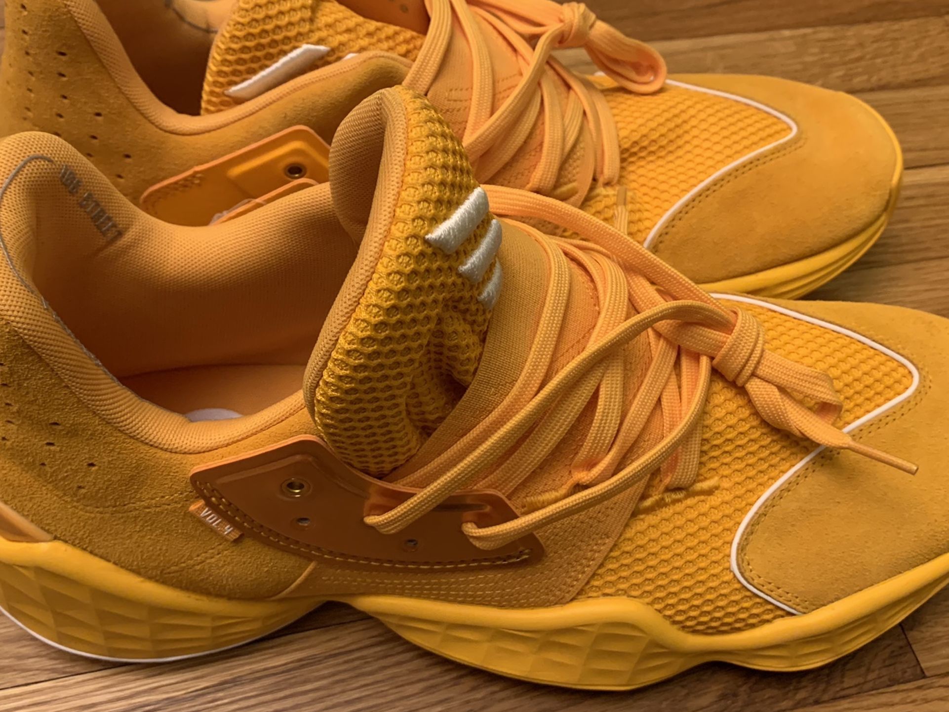 Adidas Harden Vol. 4 'Boost Yellow' - EH1603 - Size: Mens 16- Sneakers RARE without original box