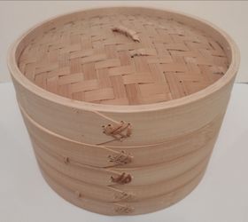 Double Tier Bamboo Steamer