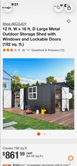 Outdoor storage