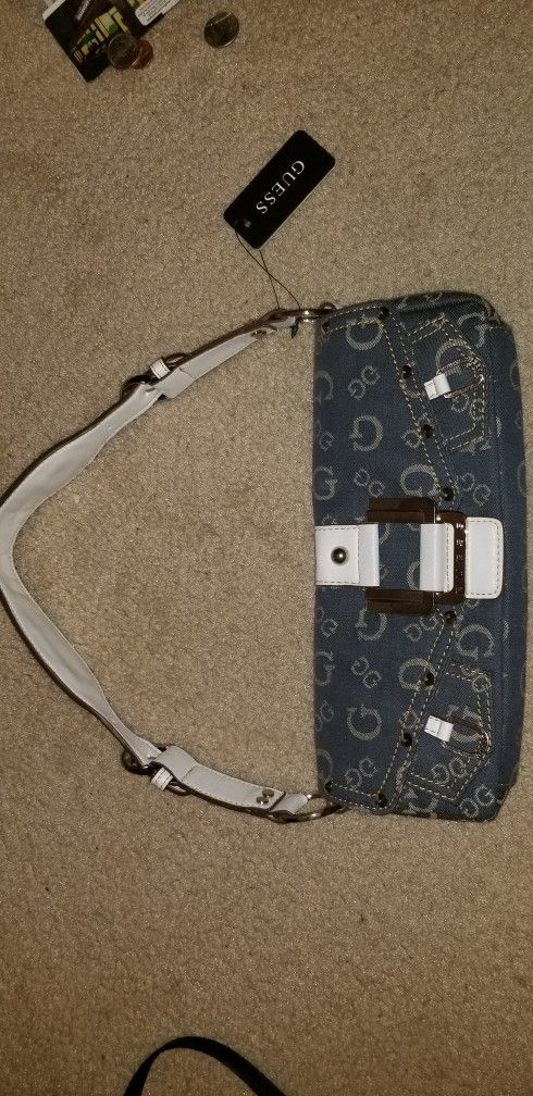 Denim Guess Purse-Brand New