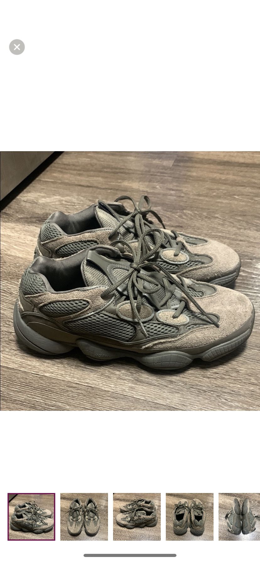 Adidas Yeezy 500 Sneakers Size 10