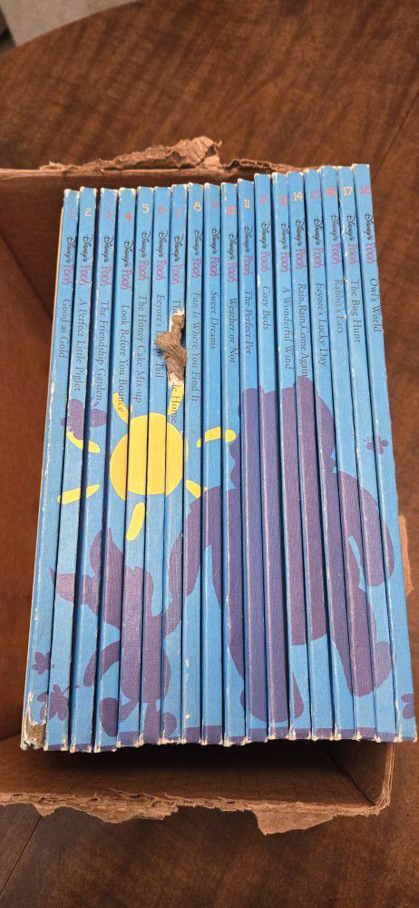 Out & About with Pooh Book Series 1-18 First Edition 1996