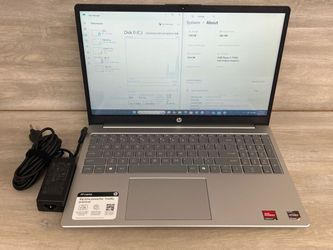 HP 15-fc0245dx 15.6" Touch Laptop – Ryzen 5 7520U – 16GB – 256GB SSD (PO1022241)